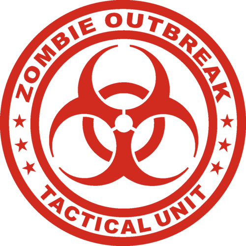 Aufkleber Zombie Outbreak