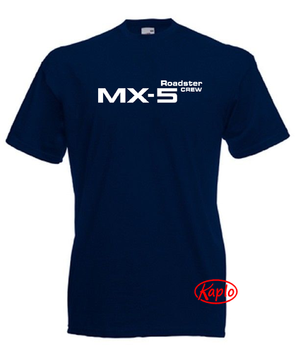 T-Shirt Roadster Crew MX-5, versch. Farben